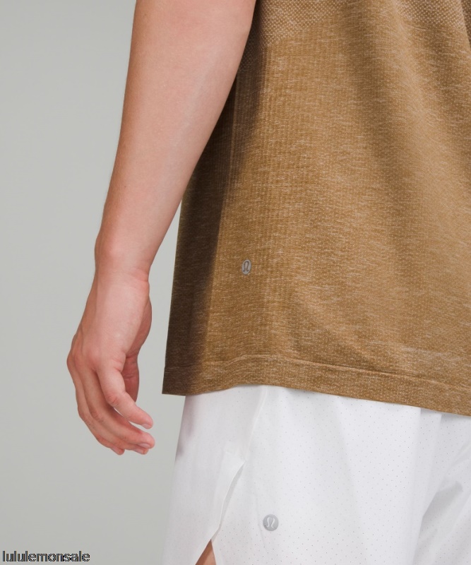 Lululemon Deutschland DELULU769 | Lululemon Deutschland White Opal Metal Vent Tech Kurzarmshirt 20